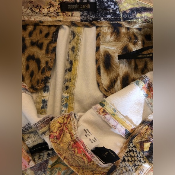 Roberto Cavalli F/W 2002 Patchwork Print Skirt - Picture 3 of 5